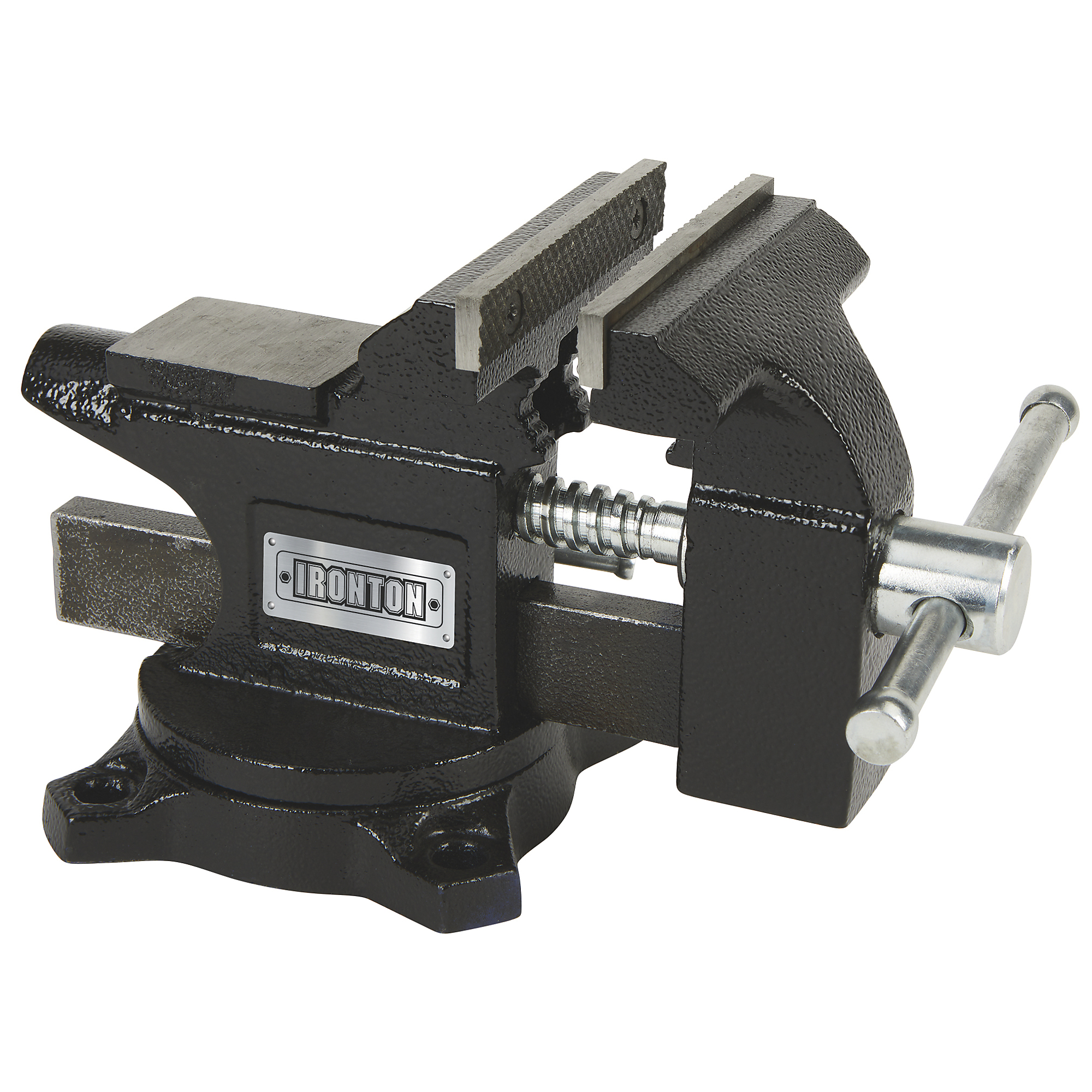 Ironton Light-Duty Bench Vise, 4in. Jaw Width
